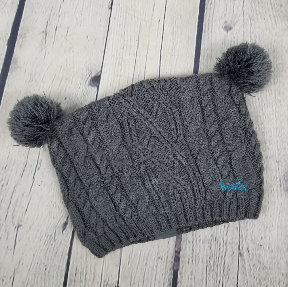 BARTS | knit double pompom baby toque winter hat